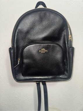 Coach | Bags | Coach Colorblock Leather Court Backpack Blue  display picture 1